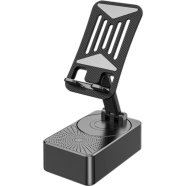 3-in-1 Power Bank with Bluetooth Speaker and Rotating Phone Stand