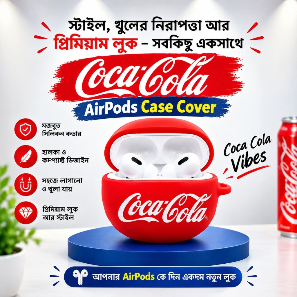 Coca-Cola Style AirPods Pro Case Cover