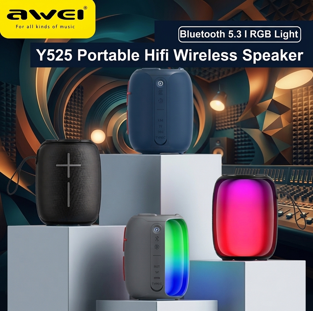 Awei Y525 Bluetooth Speaker – 10W Portable Waterproof Speaker